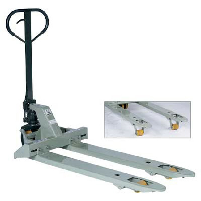 Hand Trucks R Us - Adjustable-Width Pallet Truck - Item: 144181